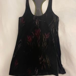 Lululemon floral racer back tank